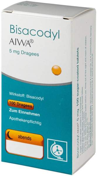 Bisacodyl Aiwa 5 mg 100 Dragees