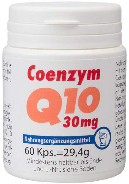 Coenzym Q10 30 mg 60 Kapseln