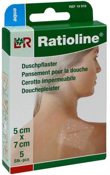 Ratioline Aqua Duschpflaster 5 x 7 cm 5 Stück