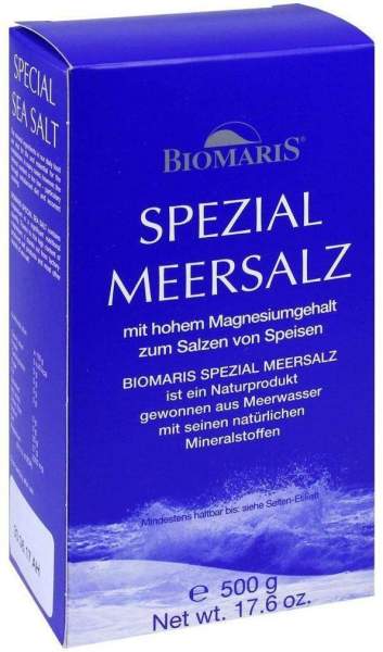 Biomaris Spezial Meersalz Küchensalz 500 G