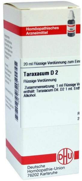 DHU Taraxacum D2 20 ml Dilution