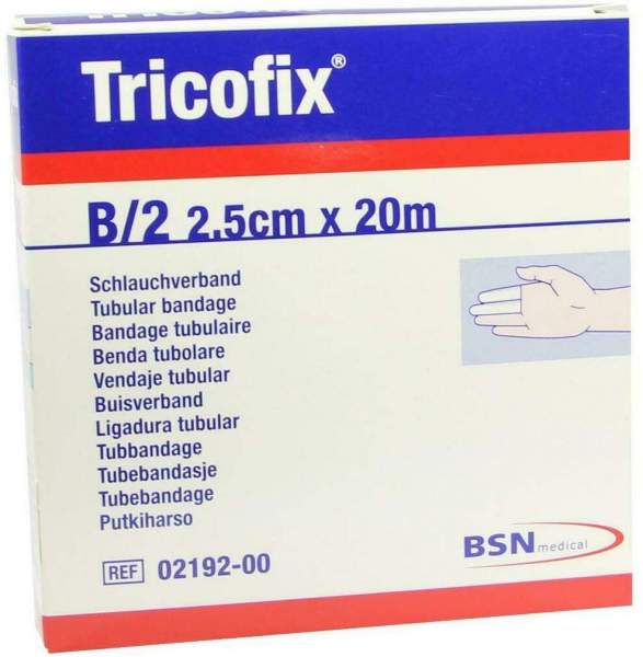 Tricofix Schl.-Verband Gr.B 20mx2,5cm 2192