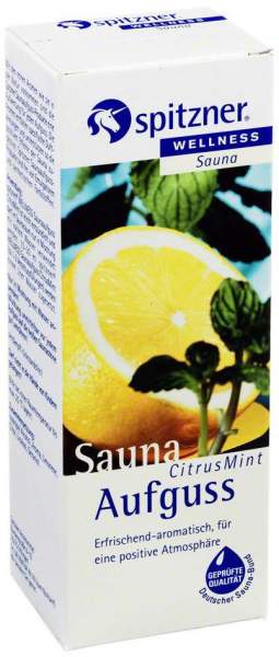 Spitzner Saunaaufguss Citrus Mint Wellness 190 ml
