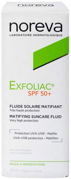 Noreva Exfoliac Mattier.Sonnenschutz-Fluid Lsf 50+
