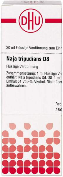 Dhu Naja Tripudians D8 Dilution 20 ml