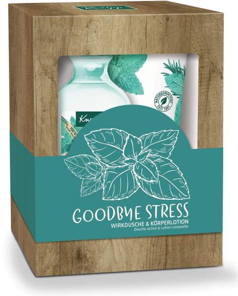 Kneipp Geschenkpackung Goodbye Stress - Wirkdusche 250 ml &amp;...