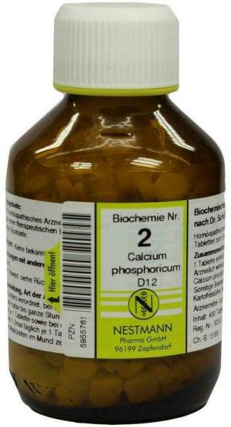 Biochemie 2 Calcium Phosphoricum D12 400 Tabletten