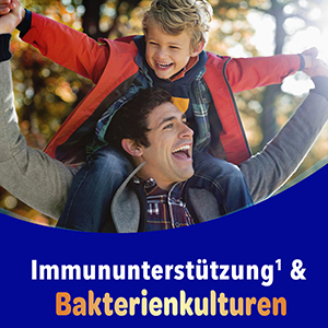 Vater und Sohn haben Spaß, Immununterstützung & Bakterienkulturen