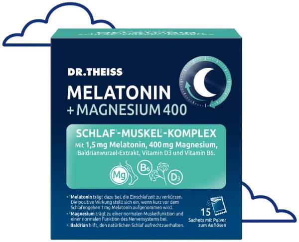 Dr.Theiss Melatonin + Magnesium Schlaf-Komplex 15 Stück