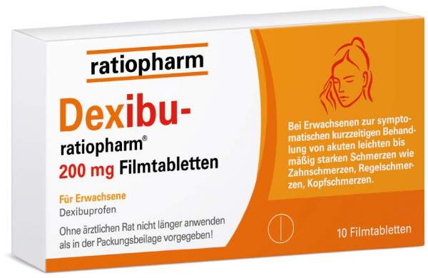 Dexibu-ratiopharm 200 mg 10 Filmtabletten