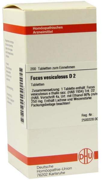 Fucus Vesiculosus D2 200 Tabletten