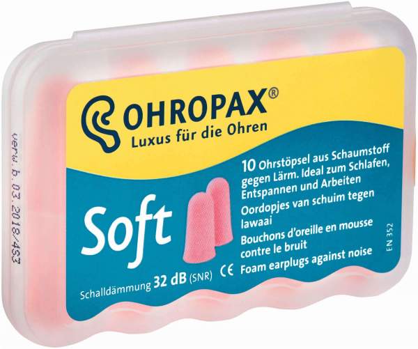 Ohropax Soft Ohrstöpsel 10 Stück
