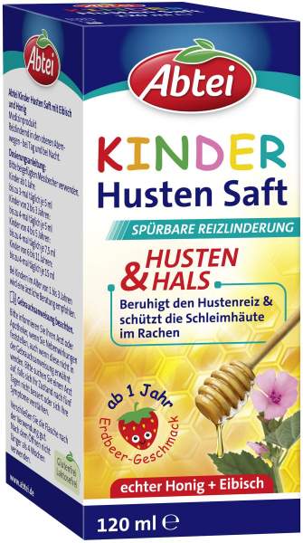 Abtei Kinder Husten Saft Eibisch und Honig 120 ml