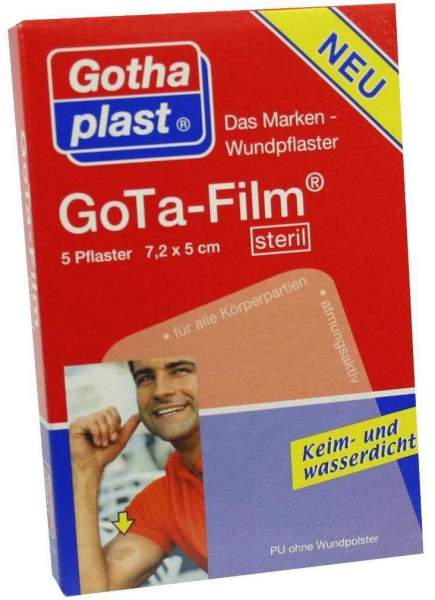 Gota Film Steril 7,2x5cm Pflaster
