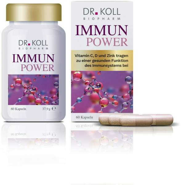 Immun Power Dr.Koll Vitamin C +vitamin D + Zink Kapseln 60 Stück