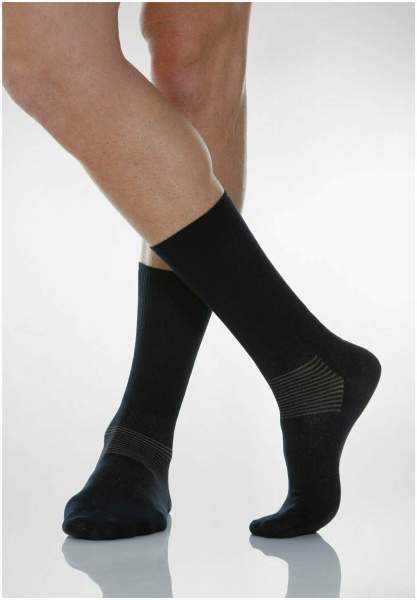 RelaxSan 550 Diabetic Socke mit X-Static-Ausrüstung 1 Paar Marine Größe 37-39