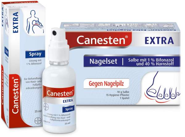 Canesten extra Nagelset + Canesten Extra Spray 25 ml