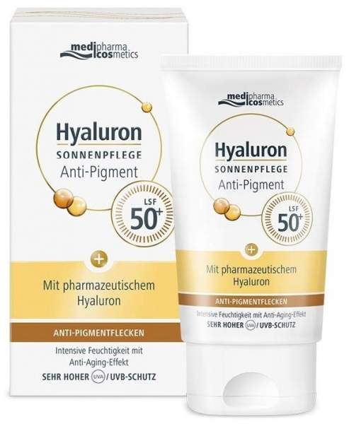 Hyaluron Sonnenpflege Gesicht Anti Pigment &amp; Anti Age LSF 50+ 50 ml