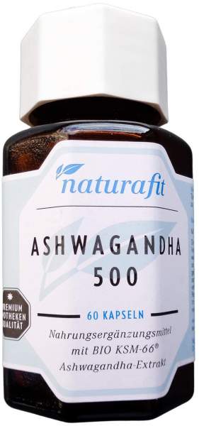 Naturafit Ashwagandha 500 mg Kapseln 60 Stk