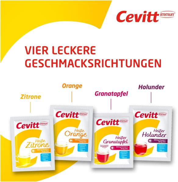 Cevitt Immun Heißer Holunder Zuckerfrei 14 Beutel