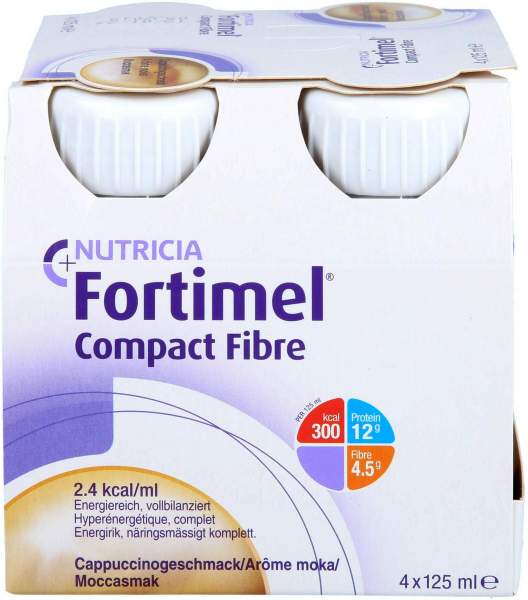 Fortimel Compact Fibre Cappuccino 8 X 4 X 125 ml