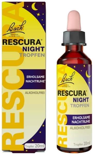 Bachblüten Rescura Night alkoholfrei 20 ml Tropfen