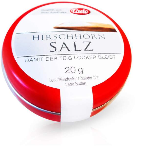 Hirschhornsalz Caelo Hv Packung Blechdose 20 G