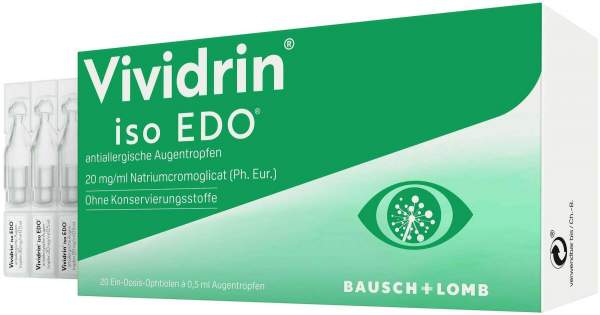 Vividrin iso EDO antiallergische Augentropfen 20 x 0,5 ml