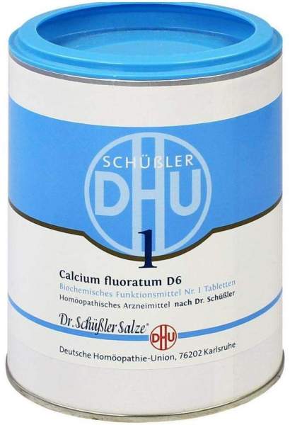 Biochemie Dhu 1 Calcium Fluoratum D6 Tabletten 100 Tabletten