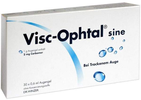 Visc Ophtal Sine 30 X 0,6 ml Augengel