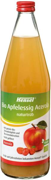 Hensel Apfelessig Naturtrüb Mit 5% Acerola Bio
