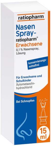 NasenSpray-ratiopharm Erwachsene 15 ml
