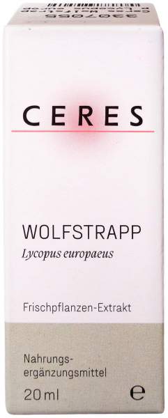Ceres Wolfstrapp Lycopus Europaeus Extract Tropfen 20 ml