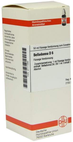 Belladonna D6 50 ml Dilution