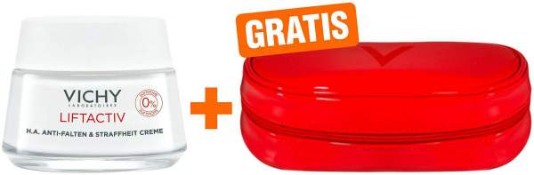 Vichy Liftactiv Hyaluron Creme ohne Duftstoffe 50 ml + gratis Kosmetiktasche 1 Stück