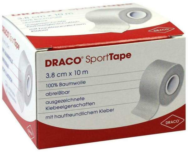 Dracotapeverband 10mx3,8cm Weiß