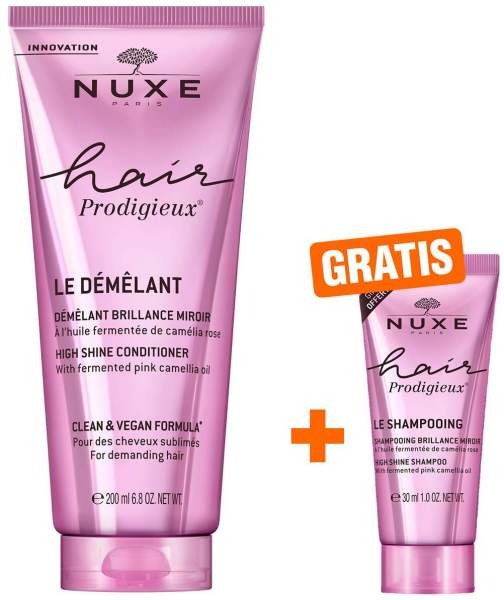 NUXE Hair Prodigieux Glanz-Conditioner 200 ml + gratis Glanz-Shampoo 30 ml