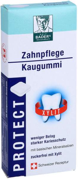 Baders Protect Gum Zahnpflege 20 Kaugummis