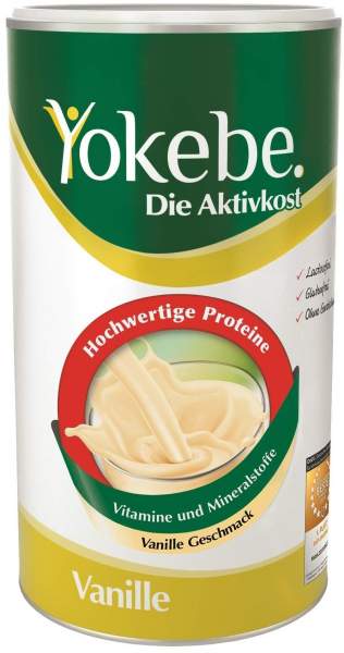 Yokebe Vanille lactosefrei NF2 Pulver 500 g