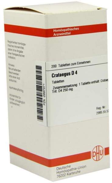 Crataegus D4 200 Tabletten
