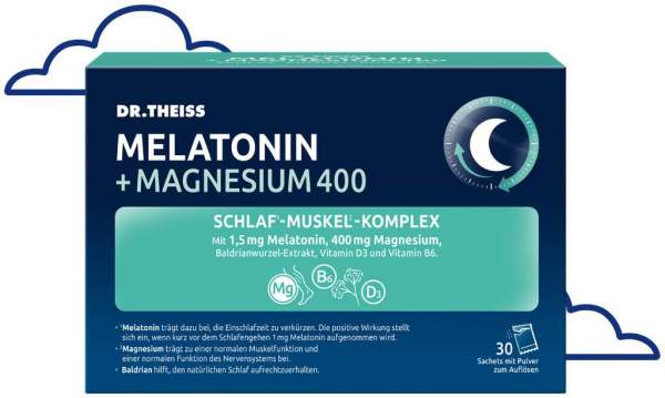 Dr.Theiss Melatonin + Magnesium Schlaf-Komplex 30 Stück