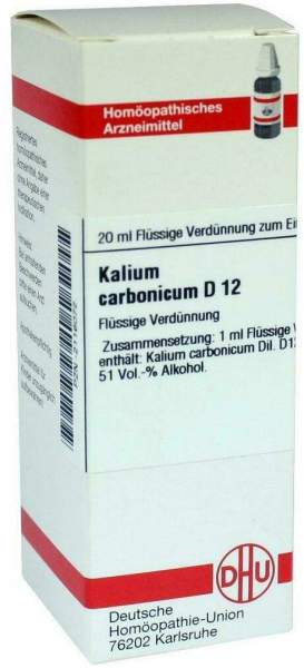Kalium Carbonicum D 12 Dilution