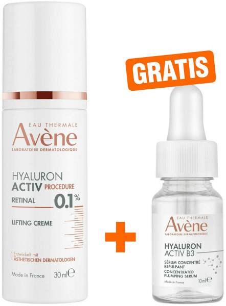 Avene Hyaluron Activ Procedure Retinal Creme 30 ml + gratis Avene Hyaluron Activ B3 10 ml Serum
