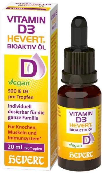 Vitamin D3 Hevert Bioaktiv Öl 20 ml