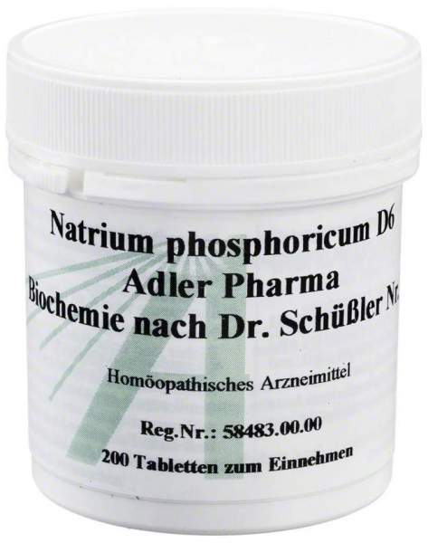 Biochemie Adler 9 Natrium Phosphoricum D 6 200 Tabletten