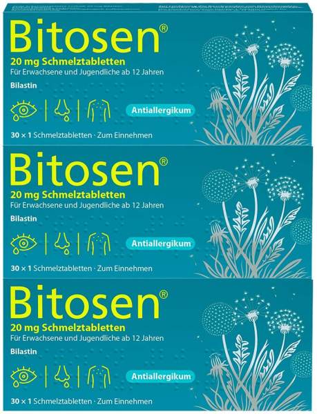 Bitosen 20 mg 3 x 30 Schmelztabletten