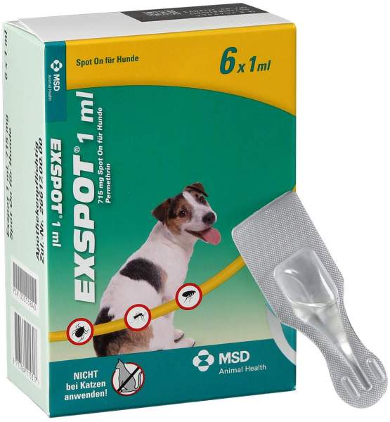 Exspot Lösung Für Hunde 6 X 1 ml
