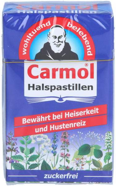 Carmol Halspastillen 45 G