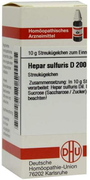 Dhu Hepar Sulfuris D200 Globuli