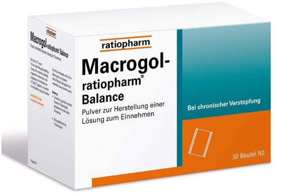 Macrogol-Ratiopharm Balance 30 Beutel Pulver